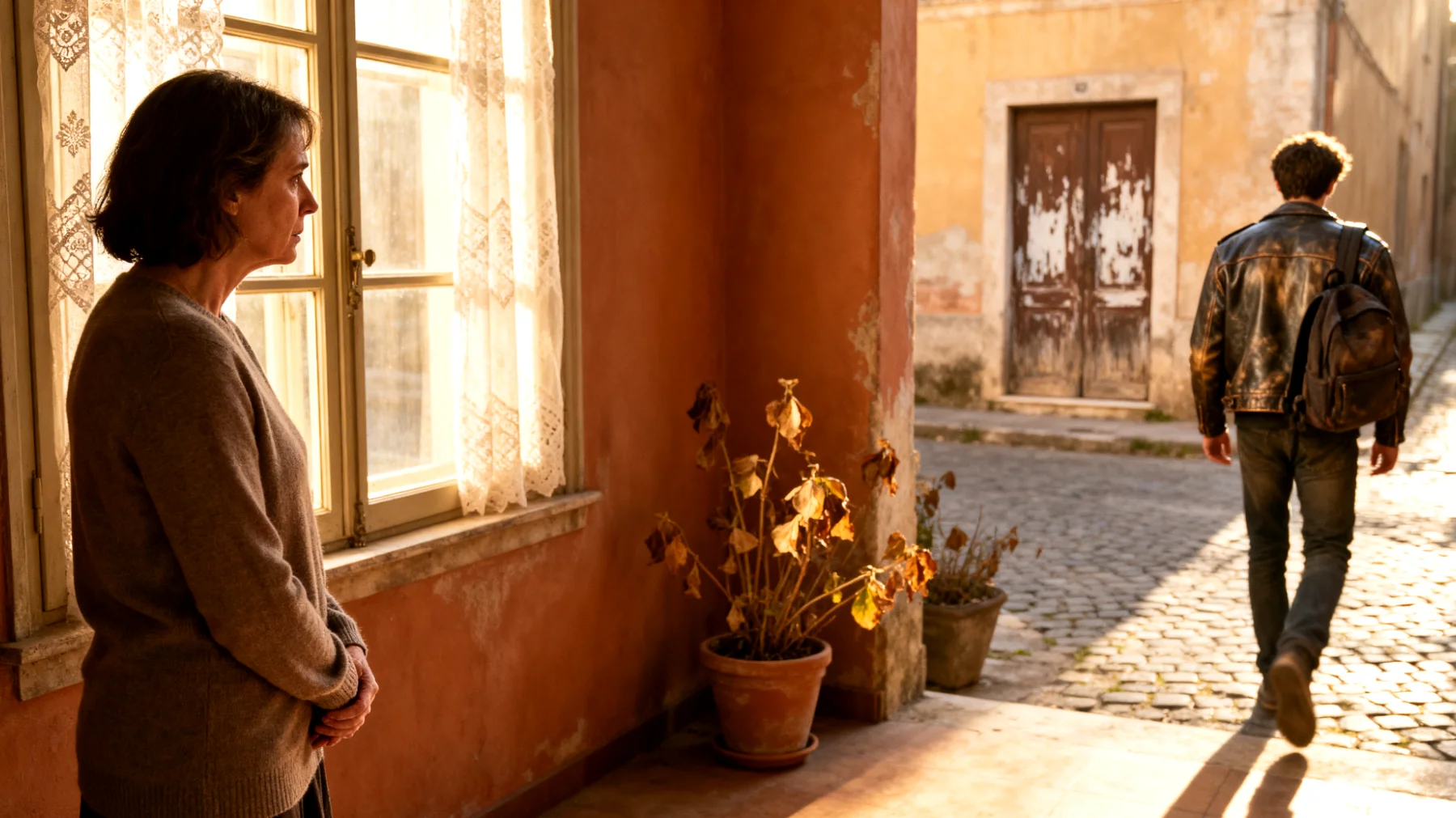 Una mamma avverte un crescente timore di perdere il legame affettivo con il proprio figlio giovane adulto, che sta costruendo la sua vita autonoma allontanandosi sempre di più dal nucleo familiare"