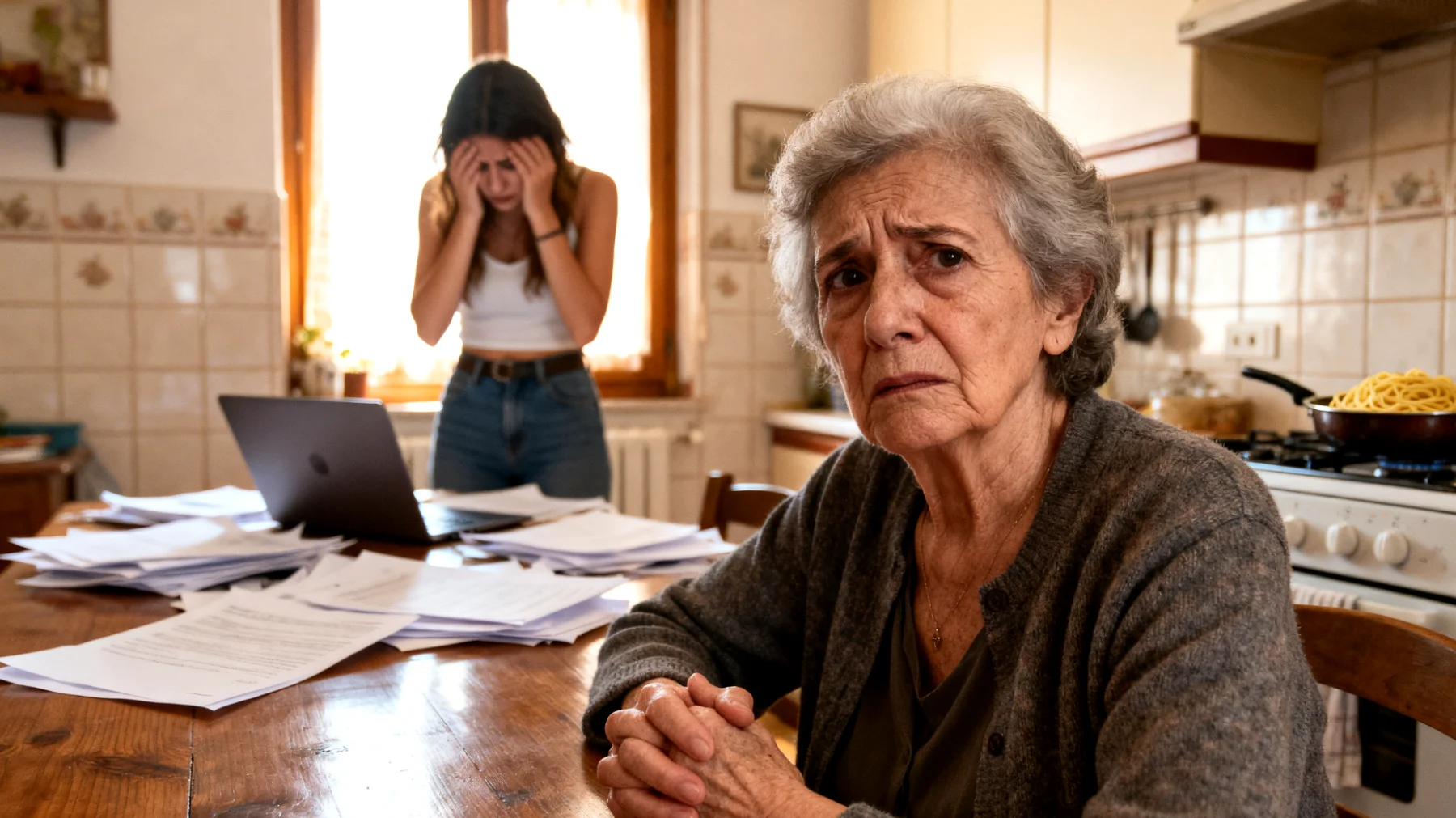 Una nonna si sente in difficoltà perché vede la nipote giovane adulta costantemente sotto pressione per le aspettative familiari riguardo carriera, successo professionale e scelte di vita, e non sa come intervenire senza creare conflitti con i genitori o risultare invadente"