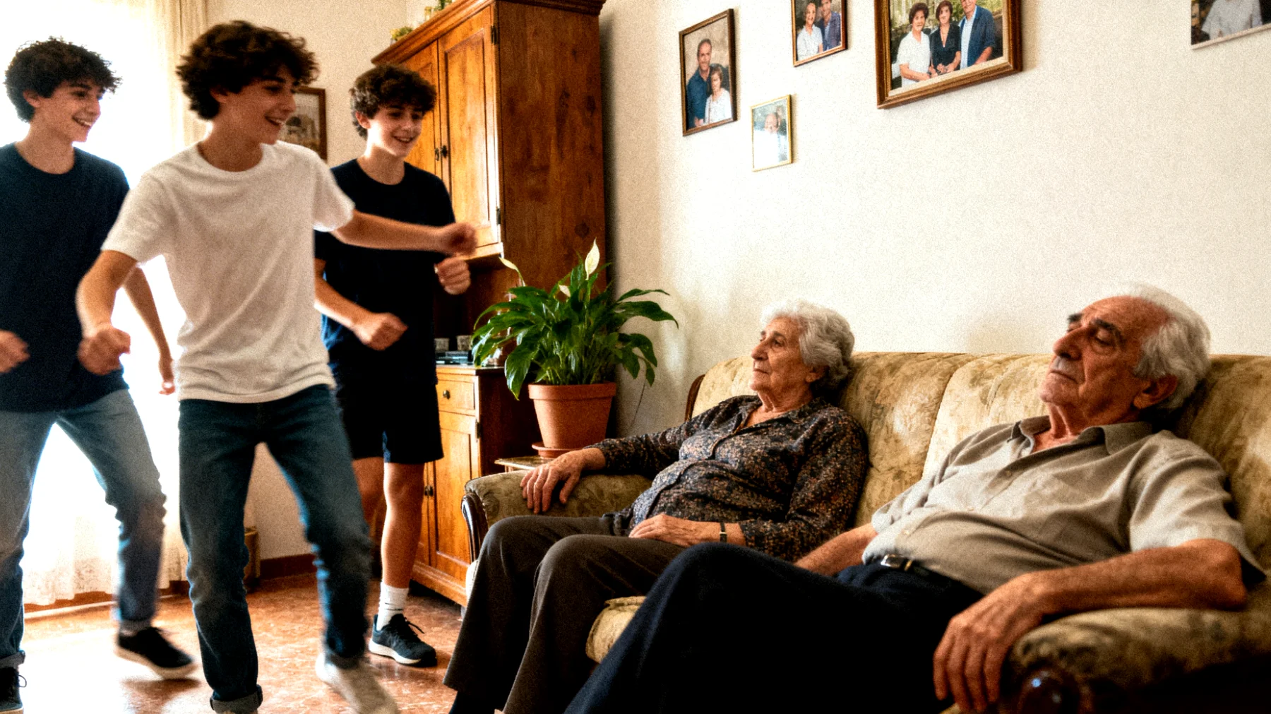 I nonni si sentono in difficoltà nel gestire il rapporto con i nipoti giovani adulti a causa della stanchezza fisica e della mancanza di energie, temendo di non riuscire a stare al passo con le loro esigenze e di perdere momenti importanti di condivisione."