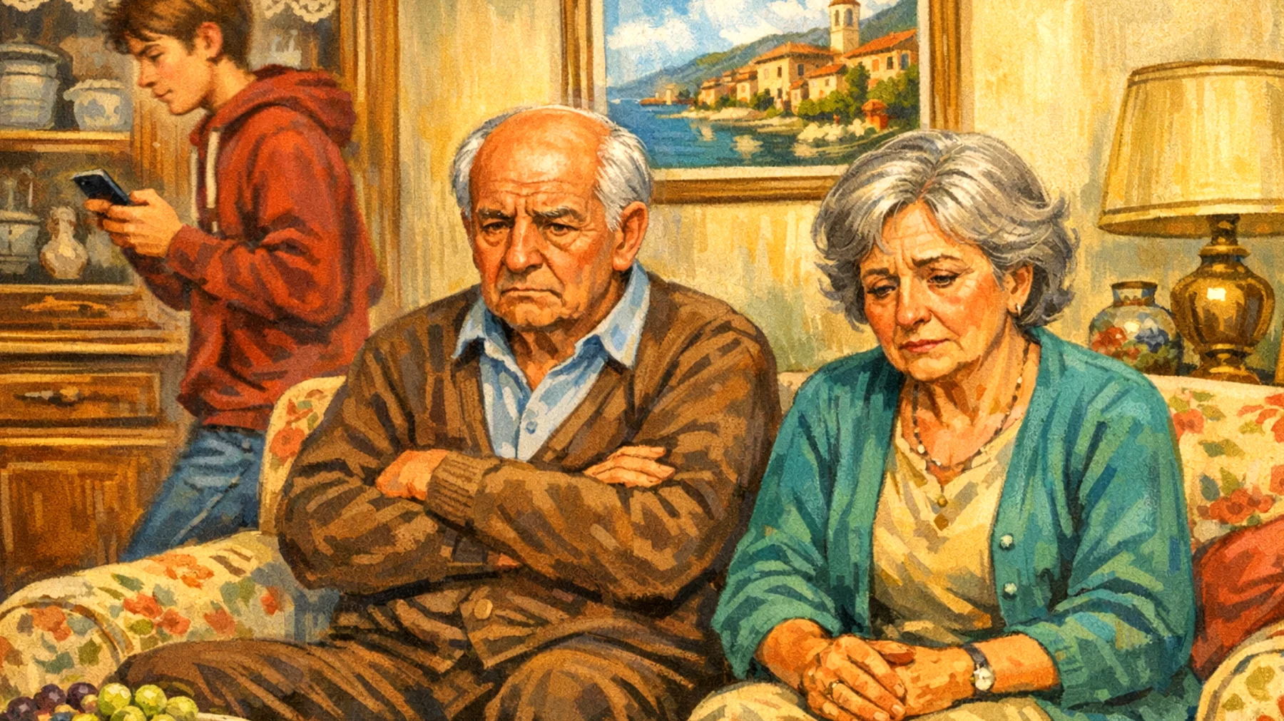 I nonni lamentano di vedere i nipoti adolescenti solo di sfuggita durante occasioni formali o necessità pratiche, senza riuscire a instaurare momenti di vera connessione, dialogo e condivisione emotiva"